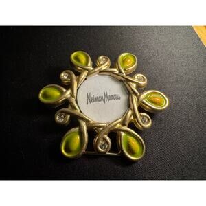 Vintage Jay Strongwater Neiman Marcus Flower Photo Frame